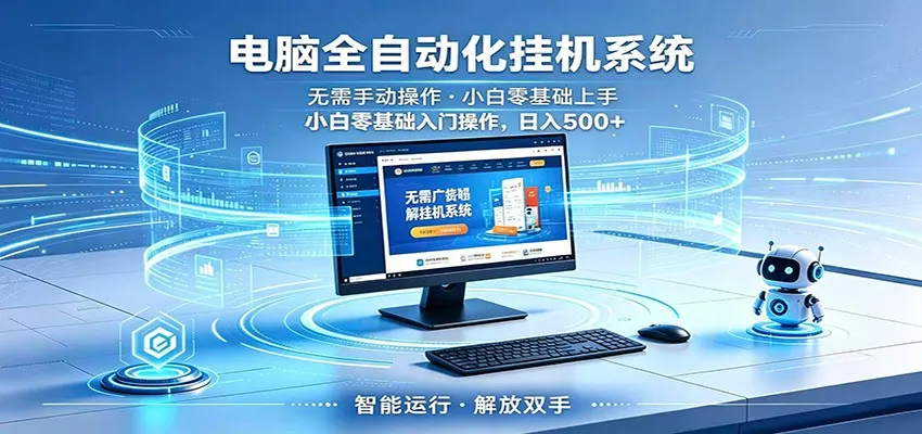 智能广告挂机无需值守，小白上手轻松实现每日增收-豌豆轻创