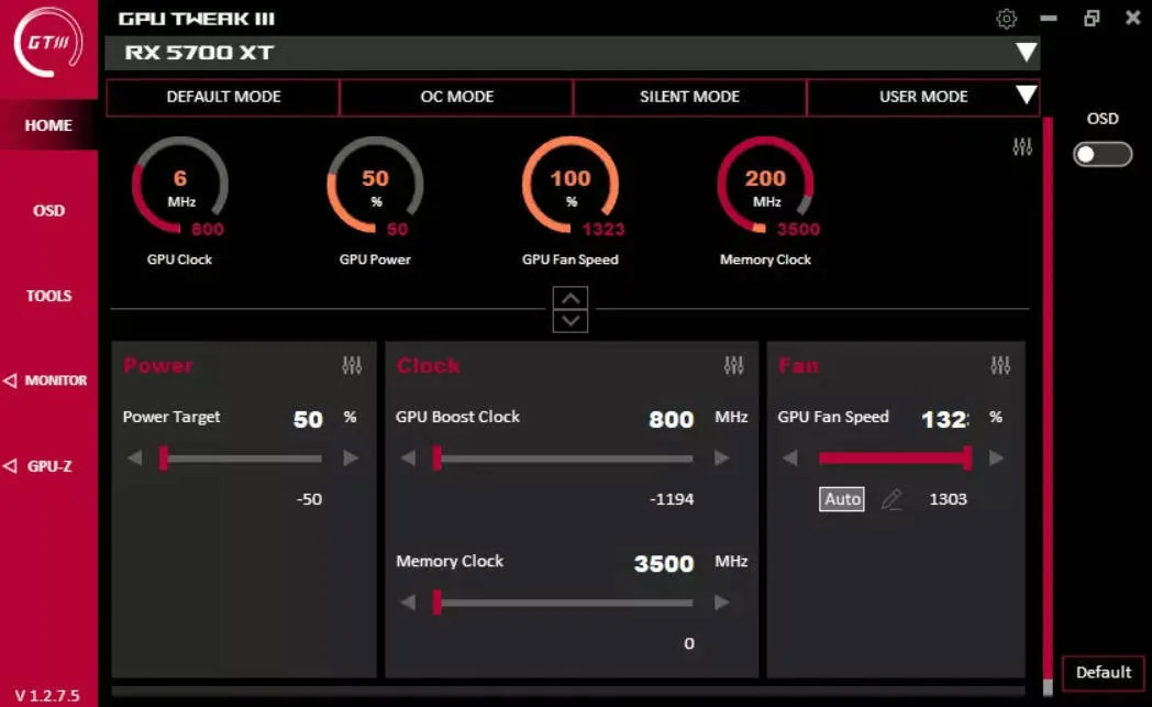 显卡超频GPU Tweak III v2.0.8.5-轻创