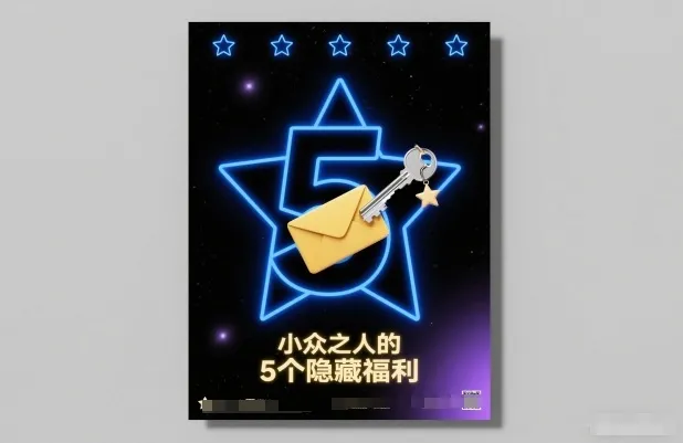 付费文章：小众之人的5个隐藏福利-轻创
