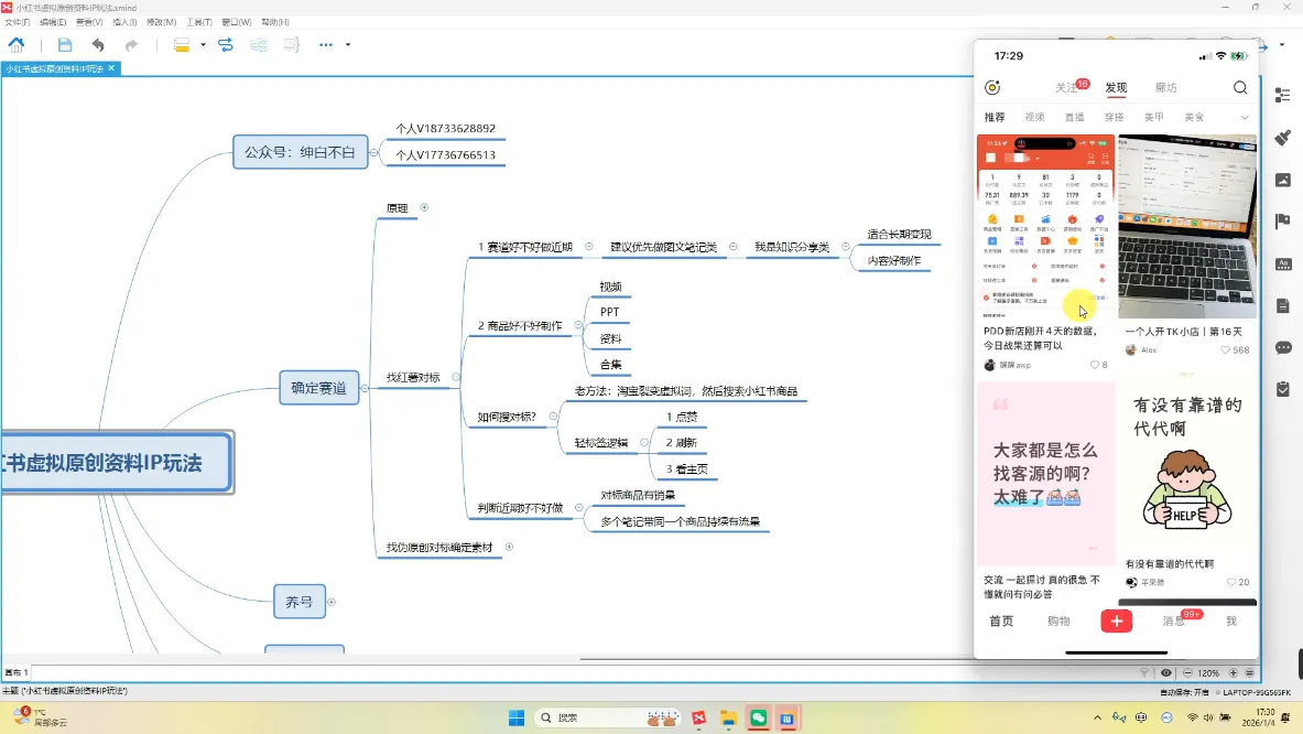 绅白不白·小红书虚拟店铺，IP打法+原创商品(更新2026)-轻创