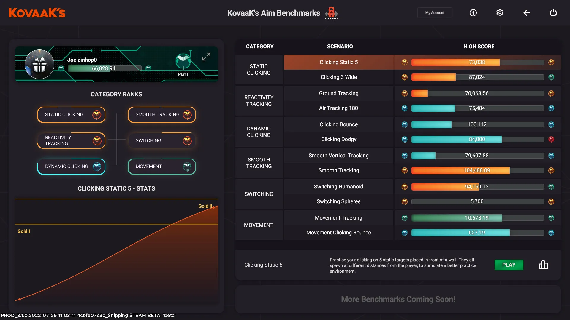 《KovaaK的FPS枪法模拟器》中文版 《KovaaK的FPS枪法模拟器》中文版