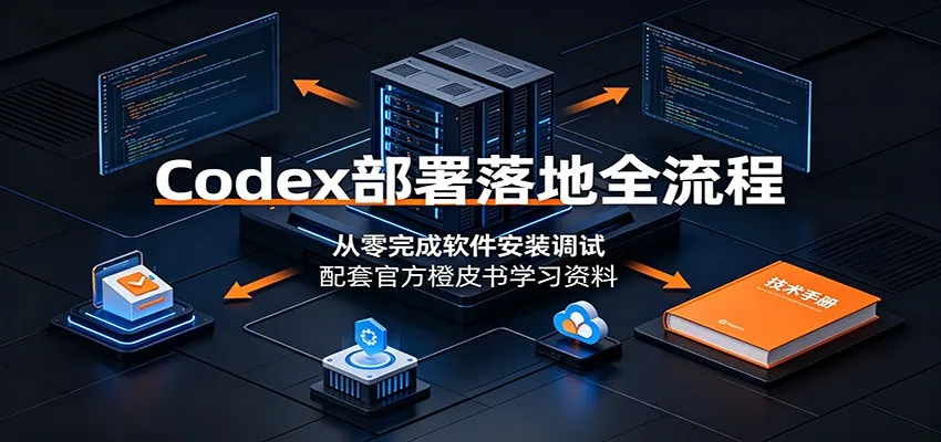 Codex部署落地全流程：从零完成软件安装调试，配套官方橙皮书学习资料-豌豆轻创