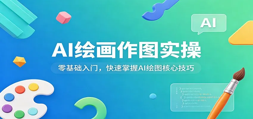 AI绘画作图实操：零基础入门，快速掌握AI绘图核心技巧-豌豆轻创