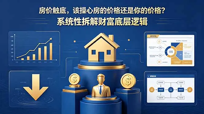 付费文章：房价触底，该操心房的价格还是你的价格？系统性拆解财富底层逻辑-豌豆轻创