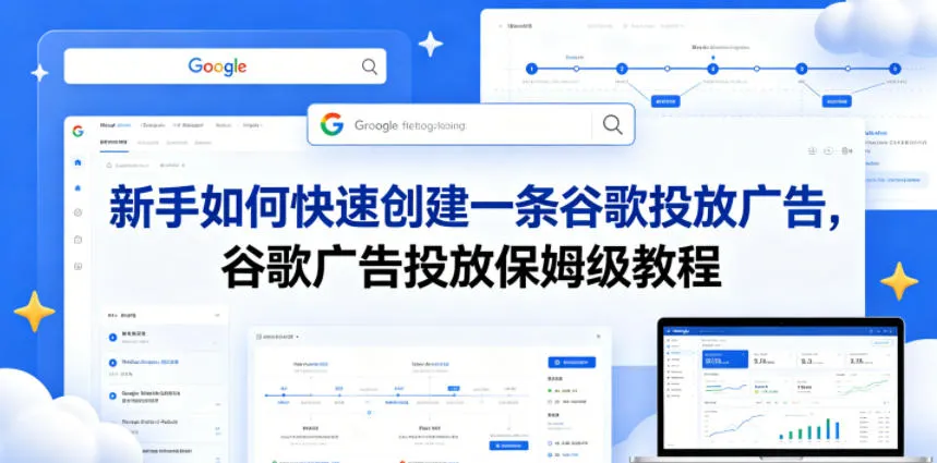 新手如何快速创建一条谷歌投放广告，谷歌广告投放保姆级教程-豌豆轻创