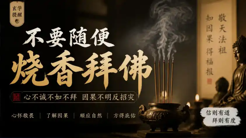 某公众号付费文章:玄学提醒:不要随便烧香拜佛-豌豆轻创