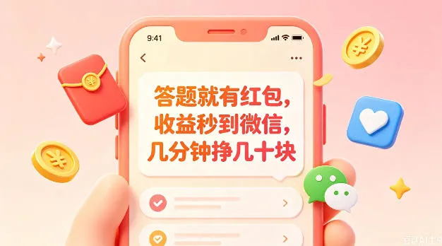 答题就有红包，收益秒到微信，几分钟挣几十块，学生党上班族宝妈都可以玩【揭秘】-豌豆轻创