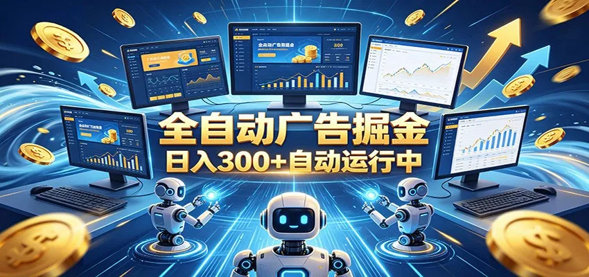 自动广告G机，日入300+，正规平台，广告浏览获益，时间自由，适合各类人群日常增收-豌豆轻创