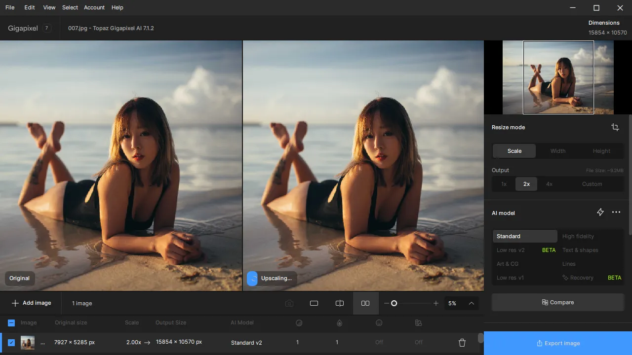 Ai图像放大Topaz Gigapixel v1.1.3高级版-豌豆轻创