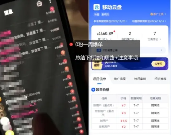 移动云盘项目，我们自己实操爆单一周4000与经验总结-轻创