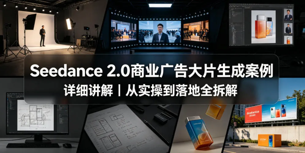 Seedance 2.0商业广告大片生成案例详细讲解｜从实操到落地全拆解-豌豆轻创
