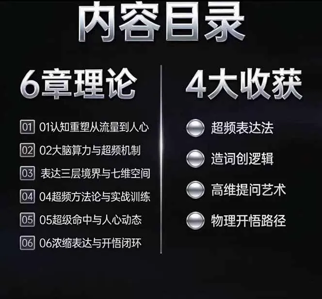 马大个高维表达全套实战课,跳出普通口才教学,大脑超频训练打造原创思想IP体系-豌豆轻创