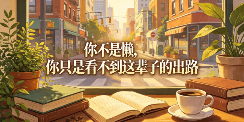 付费文章：你不是懒，你只是看不到这辈子的出路-豌豆轻创