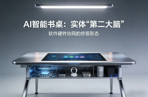 AI智能书桌搭建，构建你的实体“第二大脑”，软件硬件协同的终极形态-轻创
