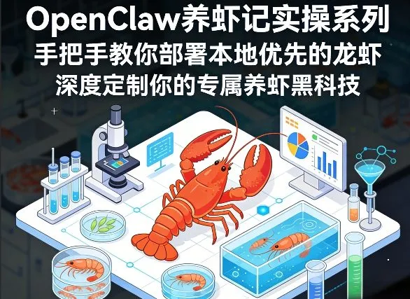 OpenClaw养虾记实操系列，手把手教你部署本地优先的龙虾，深度定制你的专属养虾黑科技(更新)-豌豆轻创