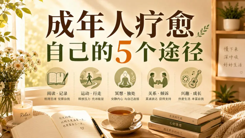 付费文章：成年人疗愈自己的5个途径-豌豆轻创