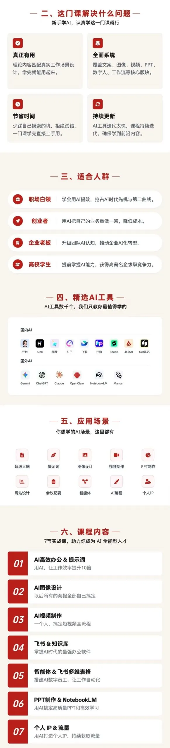 AI全能人才训练营：2周掌握文案×图像×视频×PPT×数字人×工作流，超越80%的人-豌豆轻创