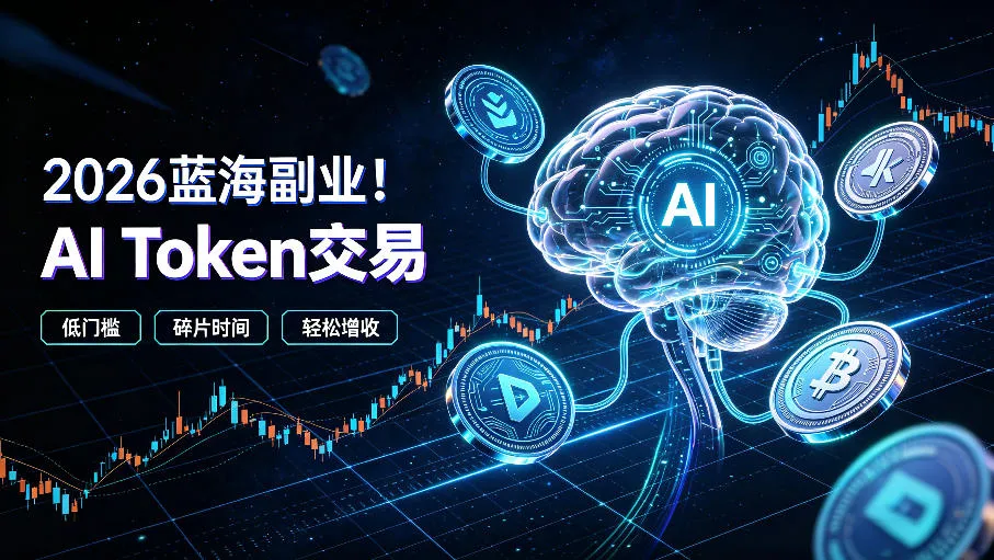 2026全新风口副业|AI智能Token交易,空闲时间轻松 賺 收益,无需全天盯盘【揭秘】-豌豆轻创
