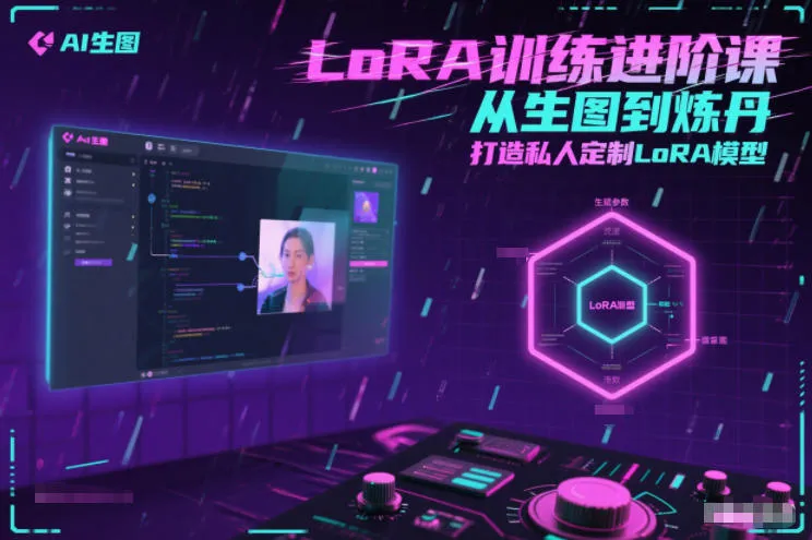 LoRA训练进阶课，从生图到炼丹，打造私人定制LoRA模型-轻创