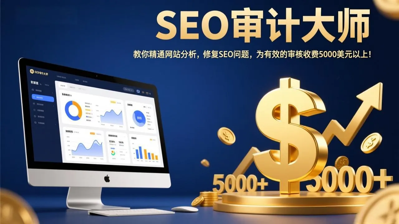 SEO审计大师：教你精通网站分析，修复SEO问题，为有效的审核收费5000美元以上！-豌豆轻创