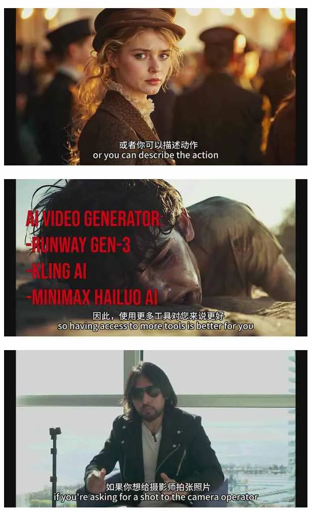 商业AI人工智能电影制作的艺术完整指南教程，从创意到成片，打造盈利级影视项目-轻创