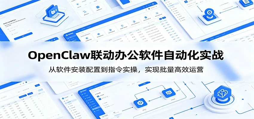 OpenClaw自动化实操课:从软件安装配置到指令实操,实现批量高效运营-豌豆轻创