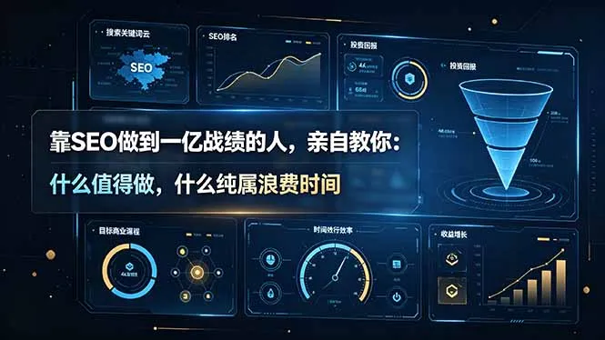 靠SEO做到一亿战绩的人，亲自教你：什么值得做，什么纯属浪费时间【原创双语字幕】-豌豆轻创