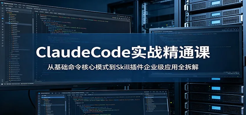 ClaudeCode实战精通课：从基础命令核心模式到Skill插件企业级应用全拆解-豌豆轻创