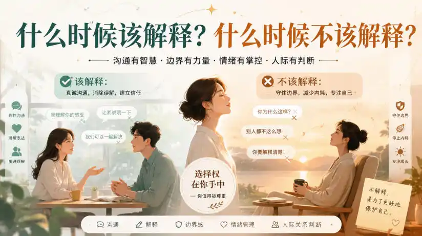 付费文章:什么时候该解释?什么时候不该解释?-豌豆轻创