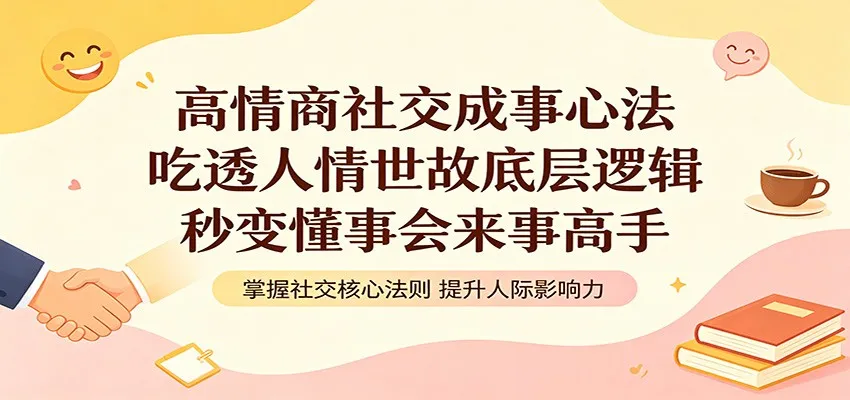 高情商社交成事心法：吃透人情世故底层逻辑，秒变懂事会来事高手-豌豆轻创
