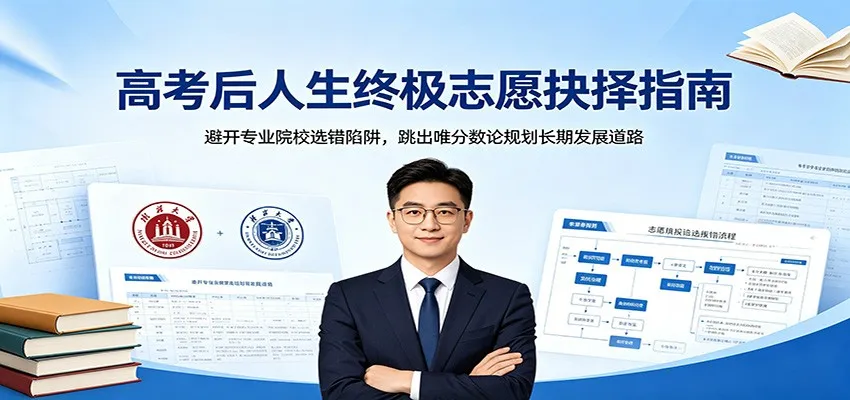 高考后人生终极志愿抉择指南:避开专业院校选错陷阱,跳出唯分数论规划长期发展道路-豌豆轻创
