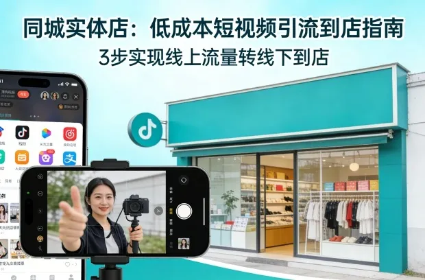 同城实体店,如何低成本把客户从短视频带到线下门店-豌豆轻创