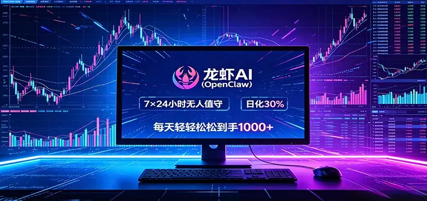 龙虾AI(OpenClaw)全自动挂机，智能操控电脑高效执行任务，每天轻松到手四位数-豌豆轻创