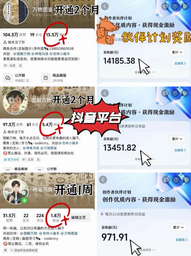 抖音17W粉丝博主亲授AI作图实战教学，0基础轻松学，可入创作者伙伴计划，接单收徒双增收-豌豆轻创