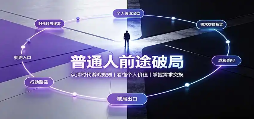 普通人前途破局：认清时代游戏规则，看懂个人价值，掌握需求交换-豌豆轻创
