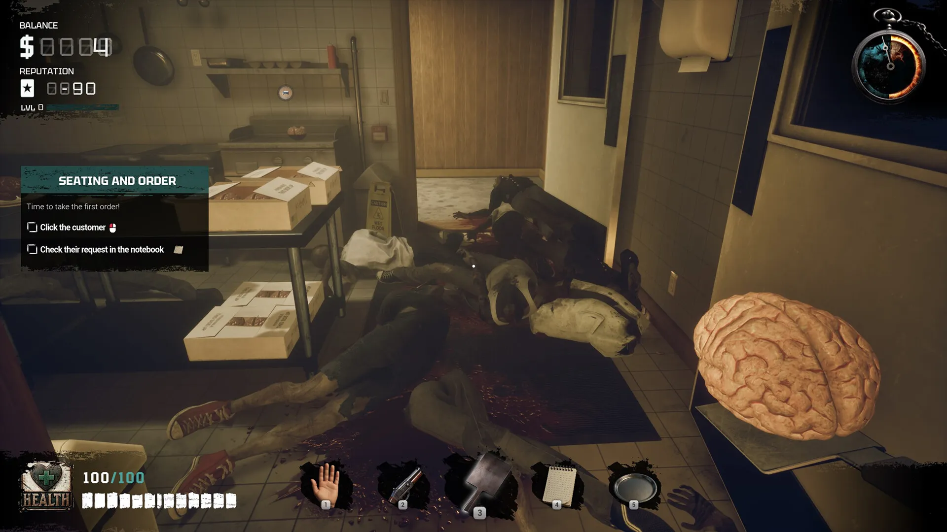 《僵尸餐馆模拟器》中文版-豌豆轻创