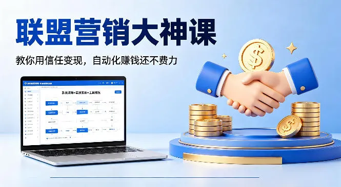 联盟营销大神课，教你用信任变现，自动化賺钱还不费力【原创双语字幕】-豌豆轻创