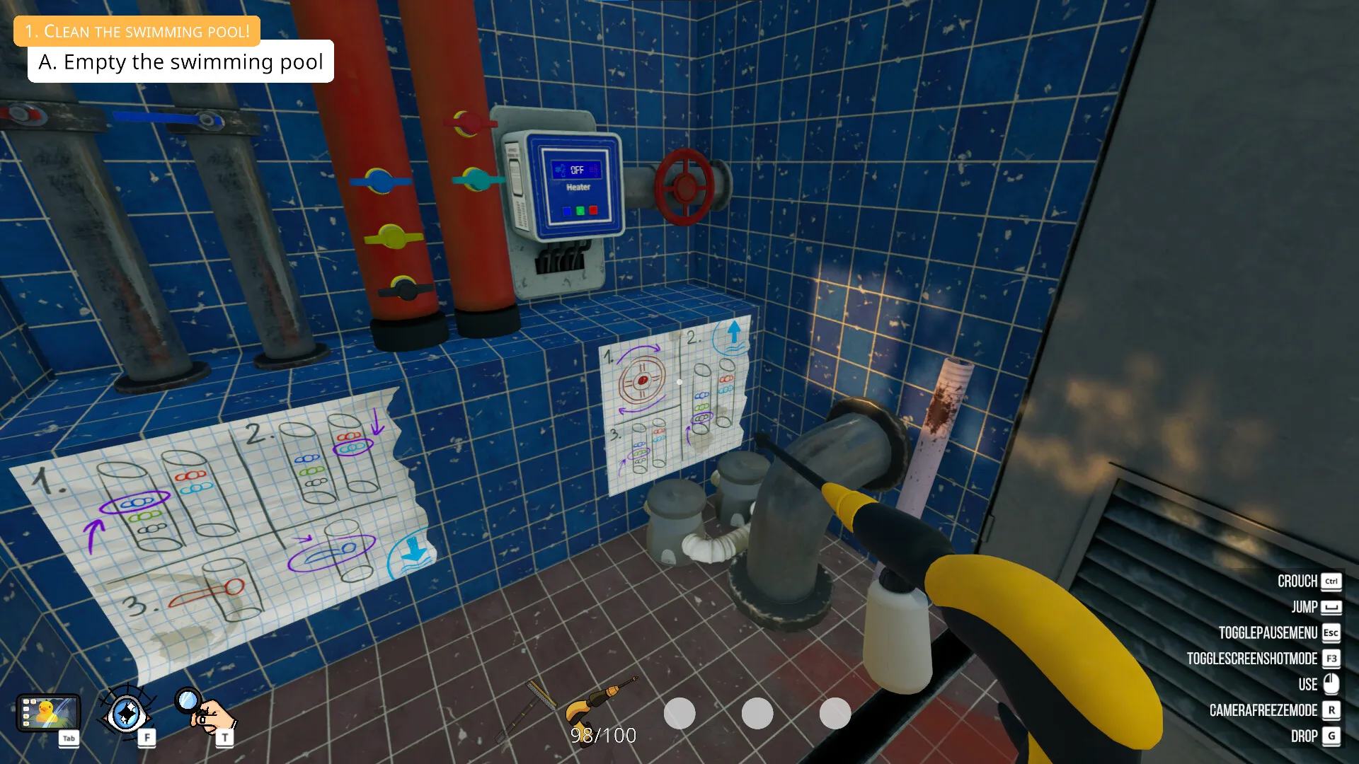 《泳池清洁模拟器》中文版-豌豆轻创