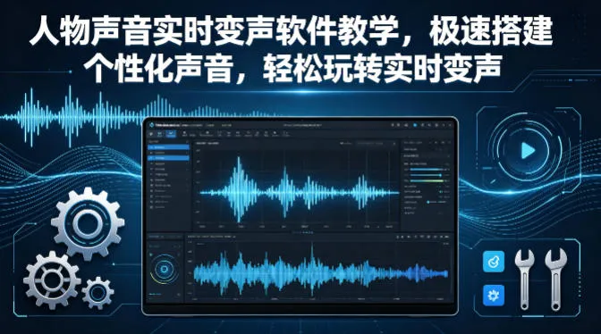 人物声音实时变声软件教学，极速搭建个性化声音，轻松玩转实时变声-豌豆轻创