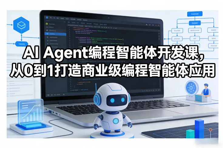 AI Agent编程智能体开发课，从0到1打造商业级编程智能体应用-豌豆轻创