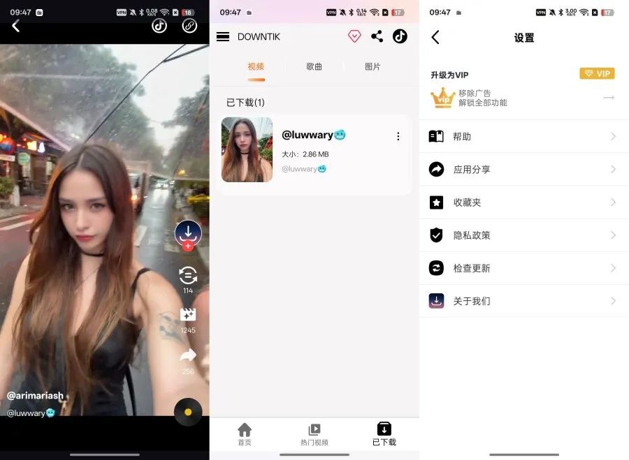 无水印视频下载器3.9.8支持tk视频一键提取-豌豆轻创