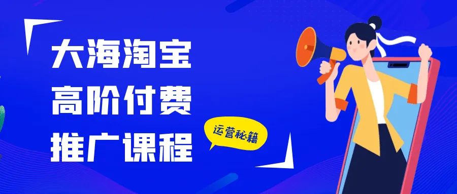 大海淘宝高阶付费推广课程-轻创
