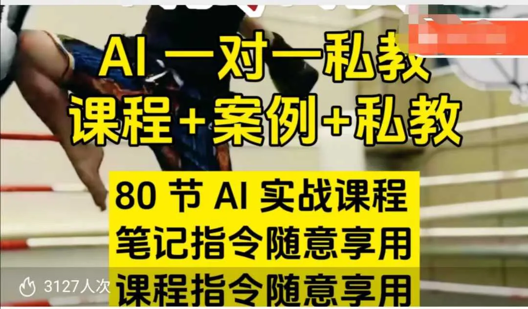 AI指令实战课，课程+案例，80节AI实战课程，笔记指令随意享用，课程指令随意享用(更新26年3月)-豌豆轻创