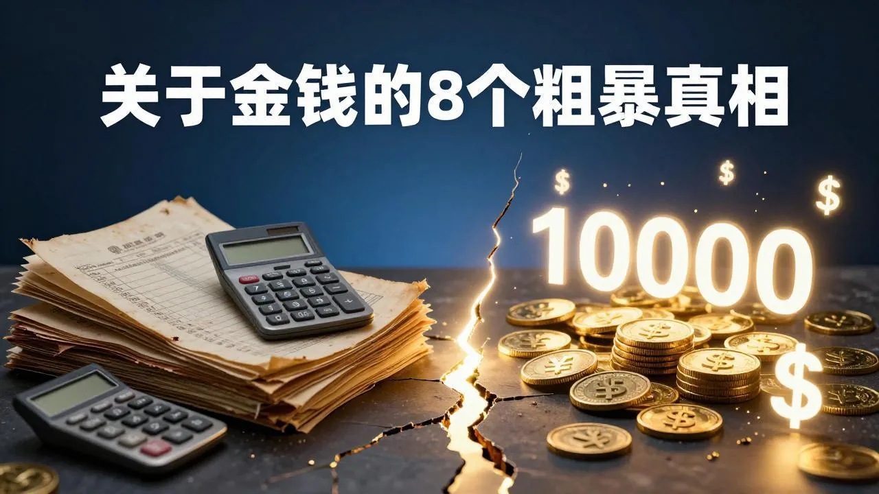 付费文章：关于金钱的 8 个粗暴真相，彻底重塑你的赚钱思维与财富认知-豌豆轻创
