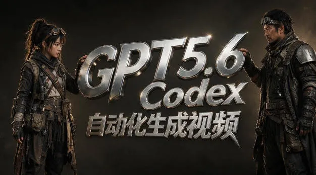 GPT5.6+Codex自动化生成视频全流程实战，从提示词设计、角色设定、封面海报，到视频生成思路与自动化工作流-豌豆轻创