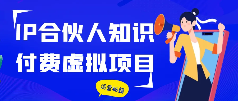 IP合伙人知识付费虚拟项目-轻创