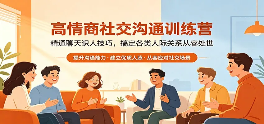 高情商社交沟通训练营：精通聊天识人技巧，搞定各类人际关系从容处世-豌豆轻创