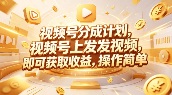 视频号分成计划，599元众筹的Red团队课程，视频号上发发视频，即可获取收益，操作简单-豌豆轻创