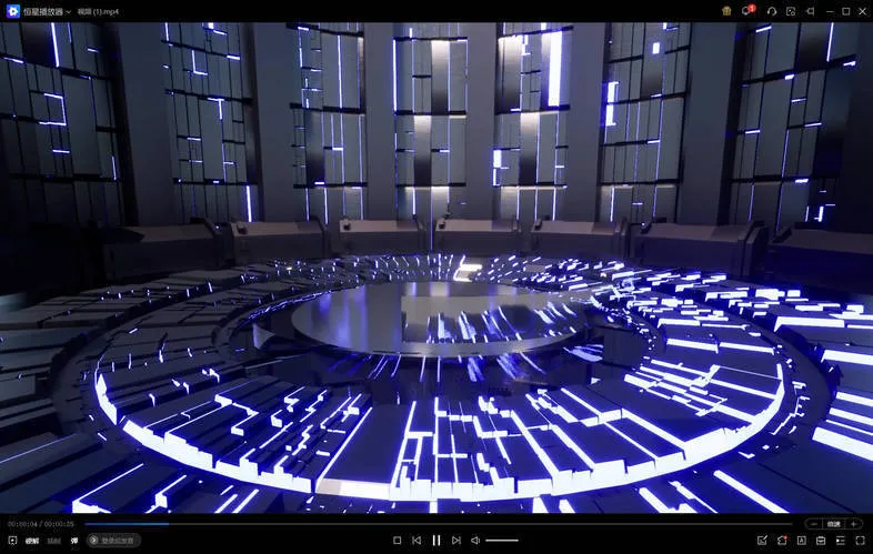 虚拟演播厅绿幕背景素材-轻创