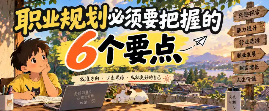 付费文章：职业规划必须要把握的6个要点-豌豆轻创